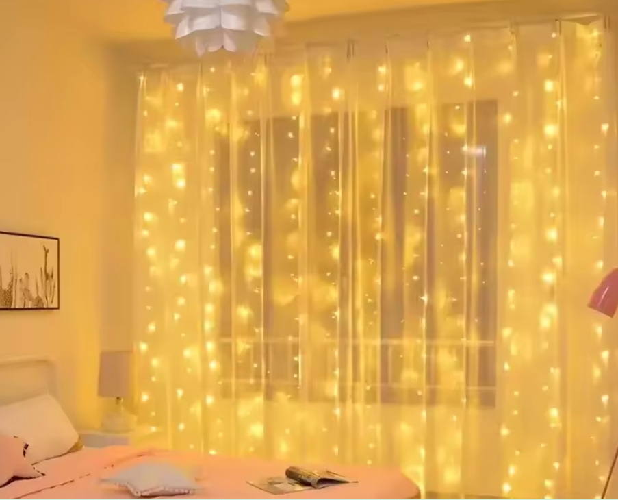 Fairy Light Curtian — LED Window Lights