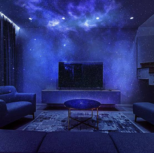 Galaxy Starry Sky Projector — Rotating Nebula Night Light